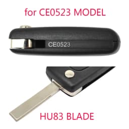 For Peugeot 308 207 307 3008 5008 807 For Citroen C2 C3 C4 C5 C6 C8 Car Key Remote Flip Key Shell Case 2 Buttons CE0523 CE0536