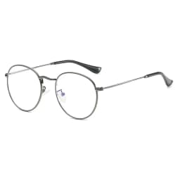 SHAUNA Classic Anti-Blue Light Glasses Frame Brand Designer Fashion Round Metal Optical Frames Computer Glasses
