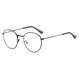 SHAUNA Classic Anti-Blue Light Glasses Frame Brand Designer Fashion Round Metal Optical Frames Computer Glasses