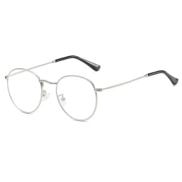 SHAUNA Classic Anti-Blue Light Glasses Frame Brand Designer Fashion Round Metal Optical Frames Computer Glasses