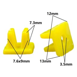 50Pcs Car Plastic Fixed Retainer Nut Screw Grommet Clips Fastener Size Multiple Choices Automotive Repair Tools