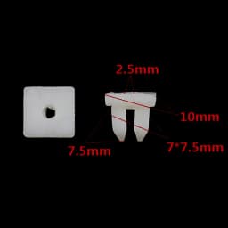 50Pcs Car Plastic Fixed Retainer Nut Screw Grommet Clips Fastener Size Multiple Choices Automotive Repair Tools