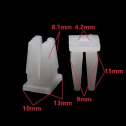 50Pcs Car Plastic Fixed Retainer Nut Screw Grommet Clips Fastener Size Multiple Choices Automotive Repair Tools