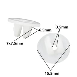 50Pcs Car Plastic Fixed Retainer Nut Screw Grommet Clips Fastener Size Multiple Choices Automotive Repair Tools
