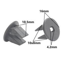 50Pcs Car Plastic Fixed Retainer Nut Screw Grommet Clips Fastener Size Multiple Choices Automotive Repair Tools