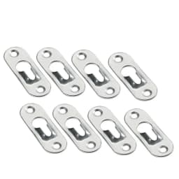 10pcs Picture Hanger Hooks frame Wall Metal Keyhole Hanging Paintings Fasteners Art Gallery Display Mirror Brackets Hardware