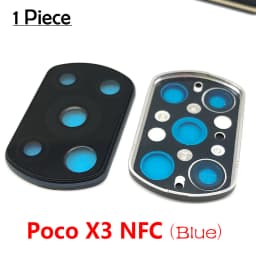 For Poco X3 Rear Back Camera Glass Lens With Frame For Xiaomi POCO X3 NFC / Poco X3 Pro / Poco X3 Cell Phone Repair