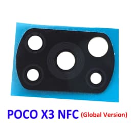 For Poco X3 Rear Back Camera Glass Lens With Frame For Xiaomi POCO X3 NFC / Poco X3 Pro / Poco X3 Cell Phone Repair