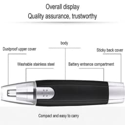 1PC Electric Ear Neck Nose Hair Trimmer Eyebrow Trimmer Implement Shaver Clipper Shaver Man Woman Clean Trimer Razor Remover Kit