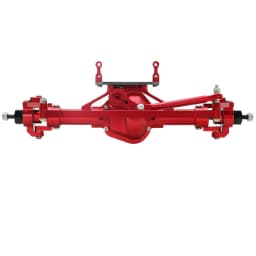 Metal CNC Front Rear Axle with Servo Base for 1/10 RC Rock Crawler Car Axial SCX10 RC4WD D90 Upgrade Parts
