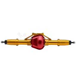 Metal CNC Front Rear Axle with Servo Base for 1/10 RC Rock Crawler Car Axial SCX10 RC4WD D90 Upgrade Parts