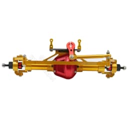 Metal CNC Front Rear Axle with Servo Base for 1/10 RC Rock Crawler Car Axial SCX10 RC4WD D90 Upgrade Parts