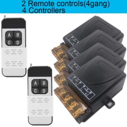 433Mhz High Power Wireless Remote Control Switch AC75-220V 30A 1000M For Factory Farm Office Exhaust Fan Pump Ceiling Lamp