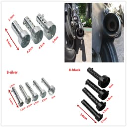 86/140mm Motorcycle Exhaust Muffler DB Killer Silencer for YAMAHA XV 950 RACER TDM 900 MT-125 MT125 MT-01 V-MAX