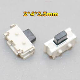 Cltgxdd 10PCS Tactile Push Button Switch Car Remote Control Keys Button Touch Micro Switch Momentary SMD DIP 2*4 3*6 4*4 6*6