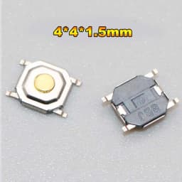 Cltgxdd 10PCS Tactile Push Button Switch Car Remote Control Keys Button Touch Micro Switch Momentary SMD DIP 2*4 3*6 4*4 6*6