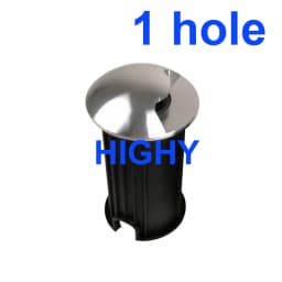 3W 5W LED Buried IP68 AC110V220V DC12V Outdoor Recessed Deck Light 1/2/3/4 Side View Underground Lamp Sidewalk Lighting