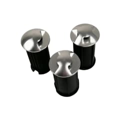 3W 5W LED Buried IP68 AC110V220V DC12V Outdoor Recessed Deck Light 1/2/3/4 Side View Underground Lamp Sidewalk Lighting