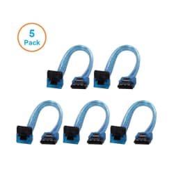 5pcs 10CM SATA 3.0 Harddrive 6Gb/s Serial ATA DATA Cable 90 Angled 180 Connector SATA3 SATAIII 6Gbps Hard Drive Disk,SSD Adapter