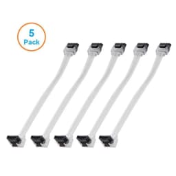 5pcs 10CM SATA 3.0 Harddrive 6Gb/s Serial ATA DATA Cable 90 Angled 180 Connector SATA3 SATAIII 6Gbps Hard Drive Disk,SSD Adapter