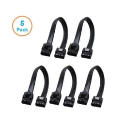 5pcs 10CM SATA 3.0 Harddrive 6Gb/s Serial ATA DATA Cable 90 Angled 180 Connector SATA3 SATAIII 6Gbps Hard Drive Disk,SSD Adapter