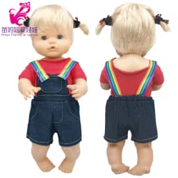 35 Cm Baby Doll Pink Clothes Trousers Fit 38cm Doll Nenuco Ropa Y Su Hermanita Coat Pants