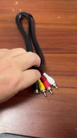 1pc 5ft 4 Pin S-Video Male To 3 RCA Male Plug AV Audio Video Adapter Connector Cable for DVD PC TV