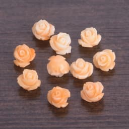 10pcs 6mm 8mm 10mm Flower Shape Gradient Color Artificial Coral Shell Powder Loose Beads for Jewelry Making DIY Crafts Findings