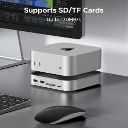 UGREEN USB HUB Docking Station for Mac Mini M4/M5/M6 M.2 NVMe SSD 8TB Max 10Gbps USB-A&C Ports SD&TF 170MB/s USB Splitter Dock