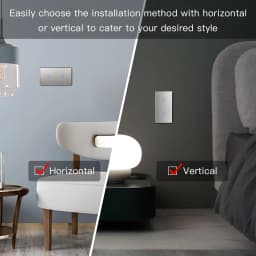 BSEED EU Double Wall Light Switches Touch Switch Wall Socket USB Type-C Charge Port Crystal Glass Panel Switch Blue Blacklight
