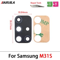 Rear Back Camera Glass Lens For Samsung Note 10 20 Ultra M31s S20 Fe M21 M31 M31S M51 Camera Glass With Glue Adhesive