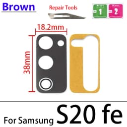 Rear Back Camera Glass Lens For Samsung Note 10 20 Ultra M31s S20 Fe M21 M31 M31S M51 Camera Glass With Glue Adhesive