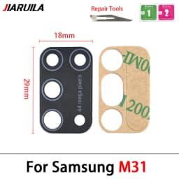 Rear Back Camera Glass Lens For Samsung Note 10 20 Ultra M31s S20 Fe M21 M31 M31S M51 Camera Glass With Glue Adhesive
