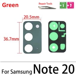 Rear Back Camera Glass Lens For Samsung Note 10 20 Ultra M31s S20 Fe M21 M31 M31S M51 Camera Glass With Glue Adhesive