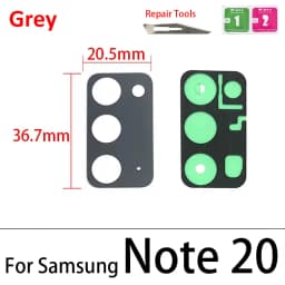 Rear Back Camera Glass Lens For Samsung Note 10 20 Ultra M31s S20 Fe M21 M31 M31S M51 Camera Glass With Glue Adhesive