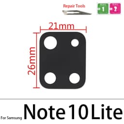 Rear Back Camera Glass Lens For Samsung Note 10 20 Ultra M31s S20 Fe M21 M31 M31S M51 Camera Glass With Glue Adhesive