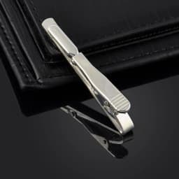 New Men Metal Silver Gold Simple Necktie Tie Bar Clasp Clip Clamp Pin Men Stainless Steel For Business Necktie Tie Clasps