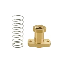 T8 Anti Backlash Spring Loaded Nut Brass Elimination Gap Nut Used to Upgrade Ender 3 CR-10 T8 Lead Screw DIY CNC 3D Printer