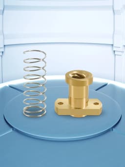 T8 Anti Backlash Spring Loaded Nut Brass Elimination Gap Nut Used to Upgrade Ender 3 CR-10 T8 Lead Screw DIY CNC 3D Printer