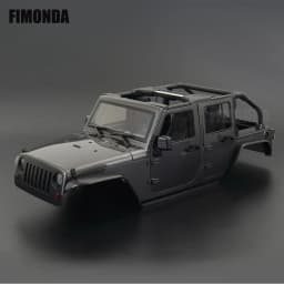 1:10 Scale Wrangler Convertible Hard Body Kit 313mm Wheelbase for 1/10 RC Crawler Axial SCX10 Rubicon TRX4 Redcat GEN8