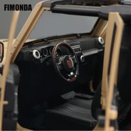 1:10 Scale Wrangler Convertible Hard Body Kit 313mm Wheelbase for 1/10 RC Crawler Axial SCX10 Rubicon TRX4 Redcat GEN8