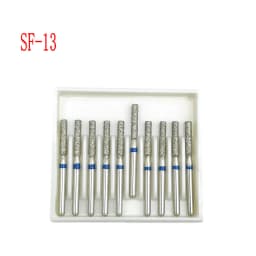 10pcs/box 1.6mm Shank Dental Diamond Burs Drill FG Diamond for High Speed Handpiece Burs Dentist Drills