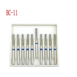 10pcs/box 1.6mm Shank Dental Diamond Burs Drill FG Diamond for High Speed Handpiece Burs Dentist Drills
