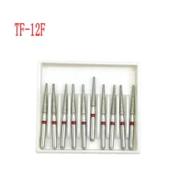 10pcs/box 1.6mm Shank Dental Diamond Burs Drill FG Diamond for High Speed Handpiece Burs Dentist Drills