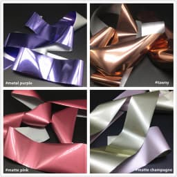 1m Holographic Nail Foil Stickers Mirror Effect Nail Art Transfer Paper Matt Purple Transfer Decals Matte Golden Nails Manicure
