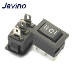 10/50/100PCS Push Button Switch 10x15mm SPST 2Pin 3A 250V KCD11 Snap-in on/Off Rocker Switch 10MM*15MM Black Red and White