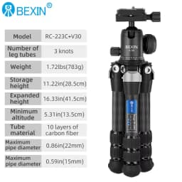 Portable Mini Tripods Profesional Aluminum Stand Live Video Recording For Universal SLR Camera Smartphone