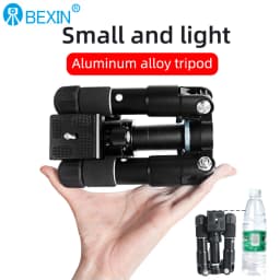 Portable Mini Tripods Profesional Aluminum Stand Live Video Recording For Universal SLR Camera Smartphone
