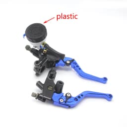 Alconstar- 7/8" 22mm Motorcycle Clutch Brake Master Cylinder Reservoir Levers Kit Fluid Reservoir Set For Honda For Kawasaki KLX