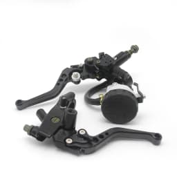 Alconstar- 7/8" 22mm Motorcycle Clutch Brake Master Cylinder Reservoir Levers Kit Fluid Reservoir Set For Honda For Kawasaki KLX